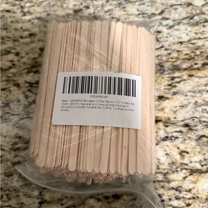 Natural Birch Coffee Stirrers - 500 Pack